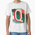 Q Stylized Block Letters Geometric T-Shirt - Custom Art Print for Adults - T-Shirt, Sweatshirt, Hoodie