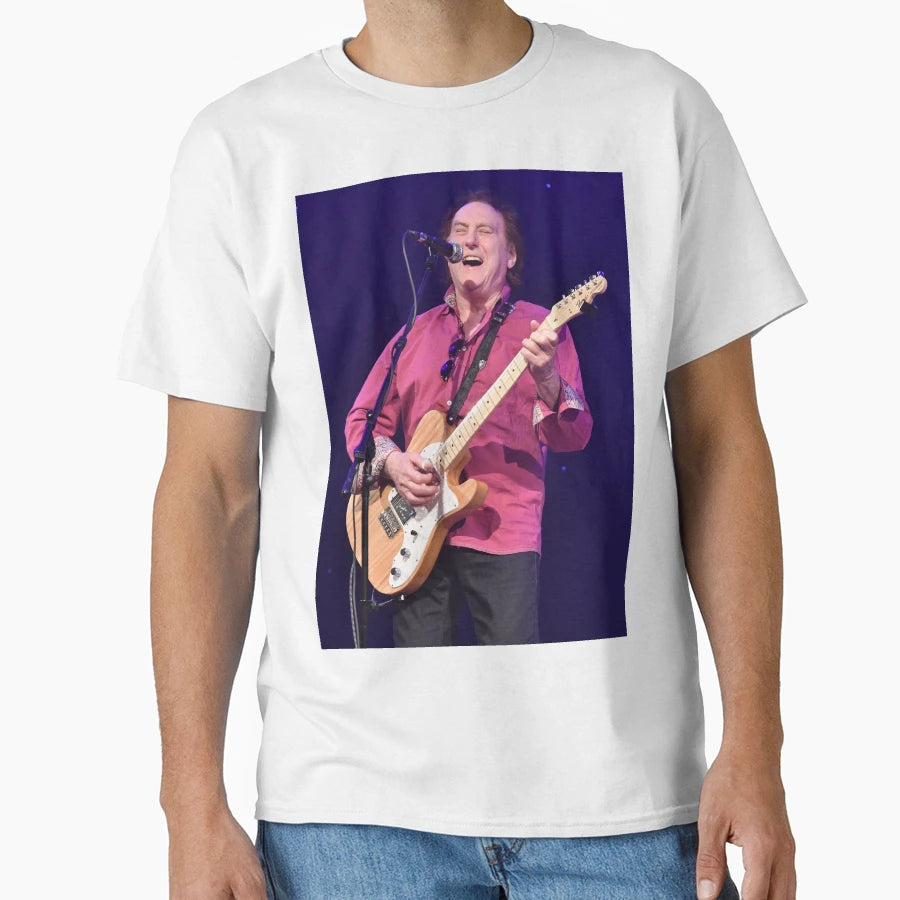 Denny Laine Photograph T-Shirt - Unique Graphic Men Women - T-Shirt, Sweatshirt, Hoodie