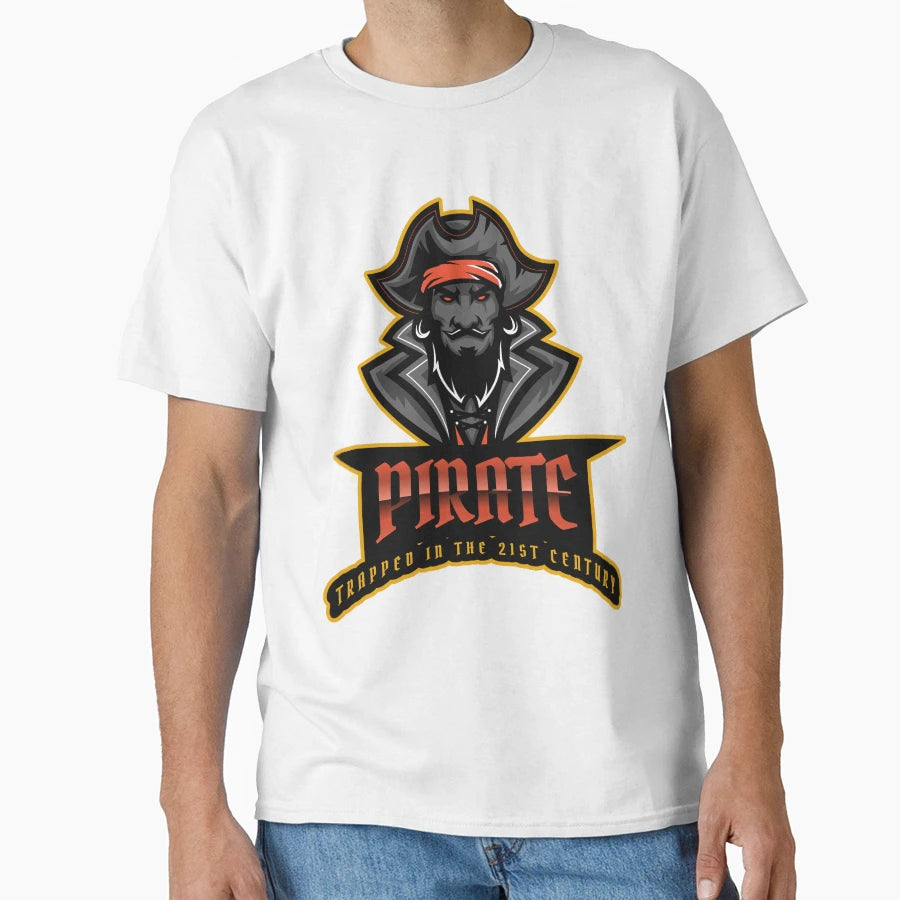 Pirate Trapped 21St Century T-Shirt - Trendy Graphic Men Women - T-Shirt, Sweatshirt, Hoodie