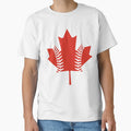 Maple Leaf Baseball T-Shirt - Trendy Graphic for Adults - T-Shirt, Sweatshirt, Hoodie