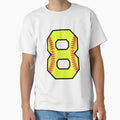 Softball Number 8 T-Shirt - Unique Graphic for Adults - T-Shirt, Sweatshirt, Hoodie