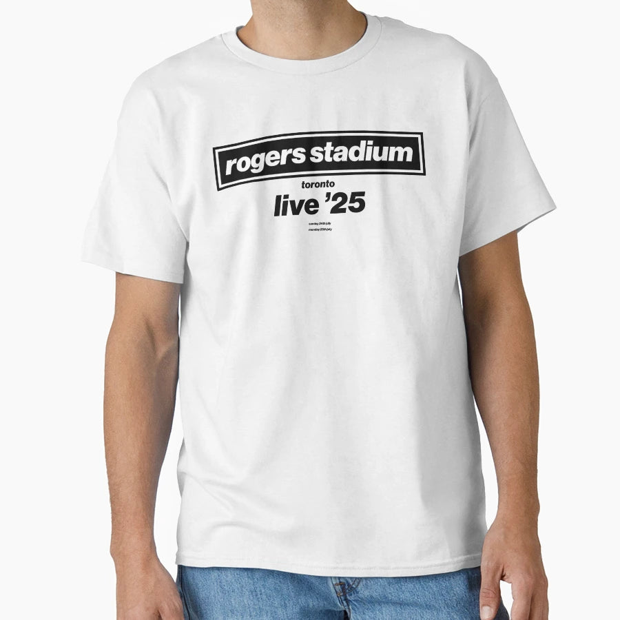 Oasis Live 25 Tour Rogers Stadium T-Shirt - Graphic Print for Adults - T-Shirt, Sweatshirt, Hoodie