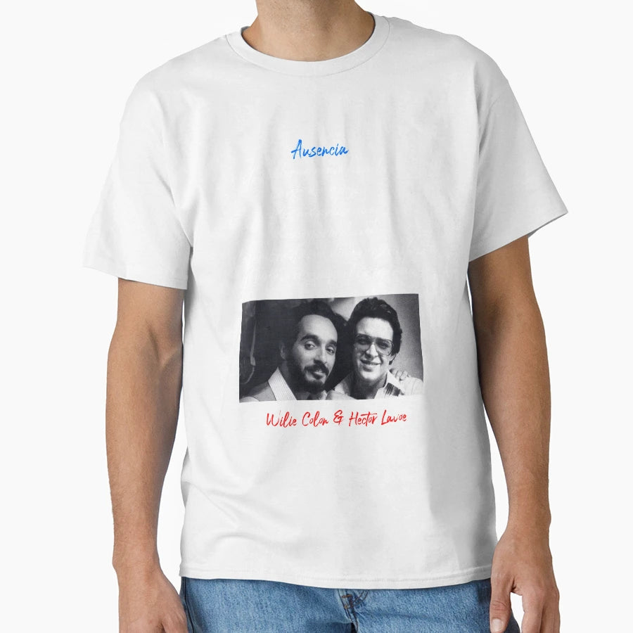Willie Colon Hector Lavoe Ausencia T-Shirt - Minimalist Print Men Women - T-Shirt, Sweatshirt, Hoodie