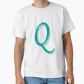 Letter Q T-Shirt - Casual Everyday Wear Men Women - T-Shirt, Sweatshirt, Hoodie