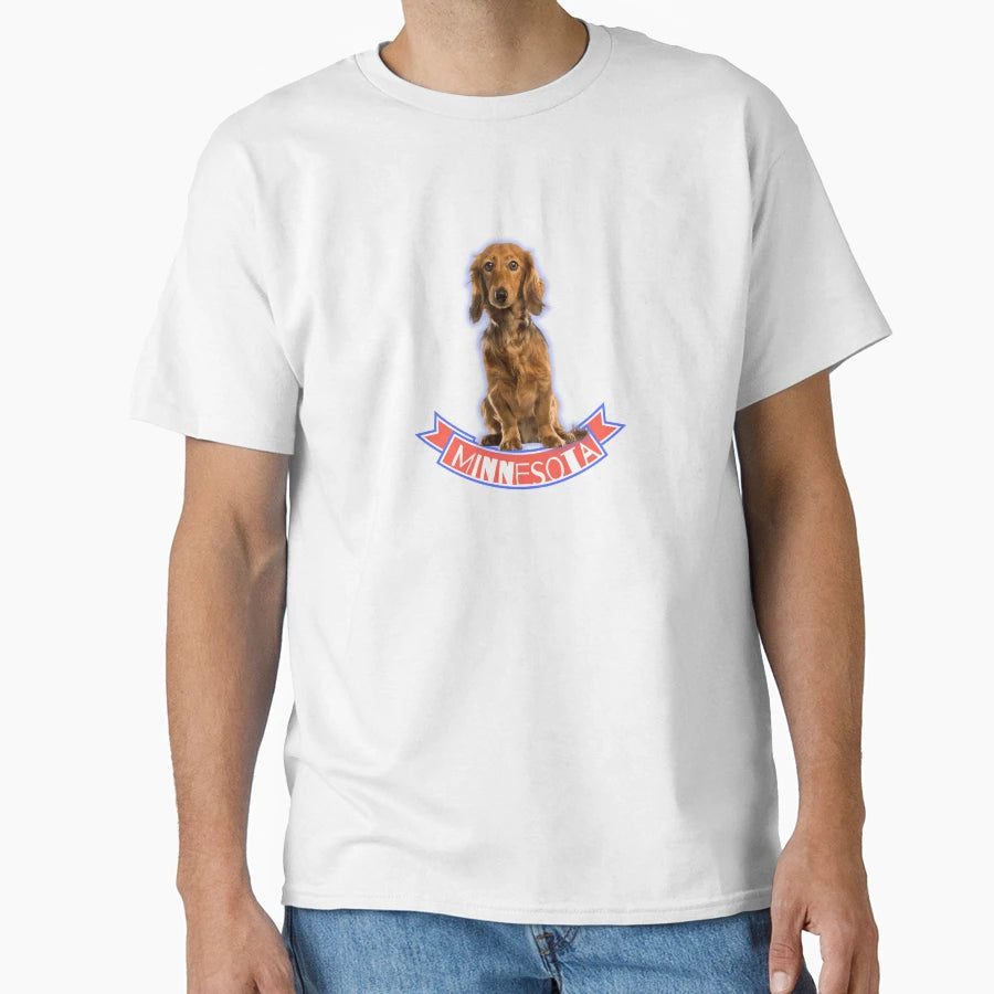 Minnesota Dachshund T-Shirt - Trendy Graphic Men Women - T-Shirt, Sweatshirt, Hoodie