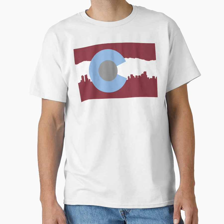 Colorado State Flag Rapids 2 T-Shirt - Streetwear Style Men Women - T-Shirt, Sweatshirt, Hoodie