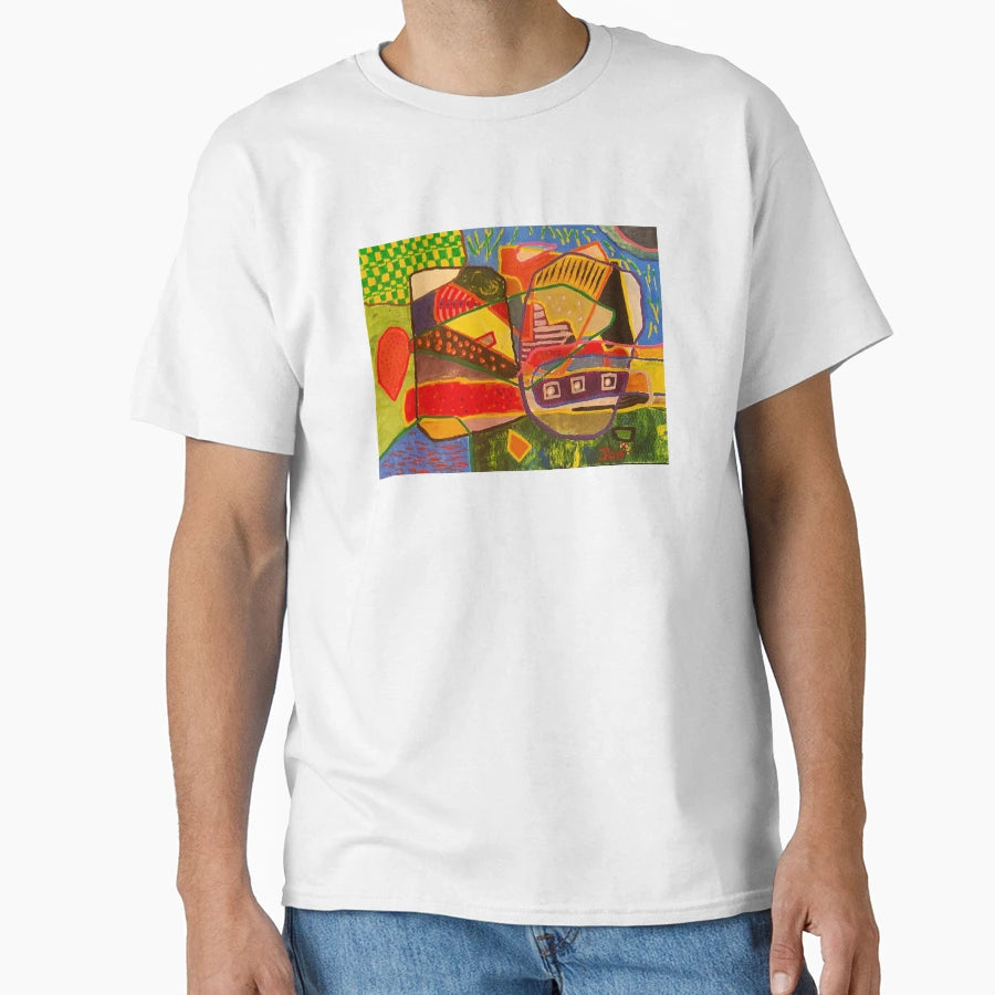 Abstract Color World T-Shirt - Fun Novelty Design for Adults - T-Shirt, Sweatshirt, Hoodie