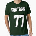 Fortran 77 White Green Fortran Programmers T-Shirt - Trendy Graphic Unisex - T-Shirt, Sweatshirt, Hoodie