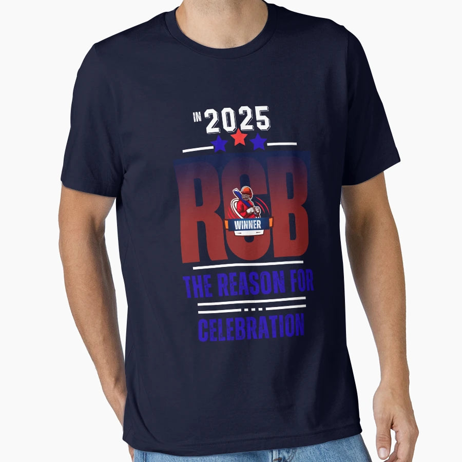 Rcb Reason Celebration T-Shirt - Minimalist Print Unisex - T-Shirt, Sweatshirt, Hoodie