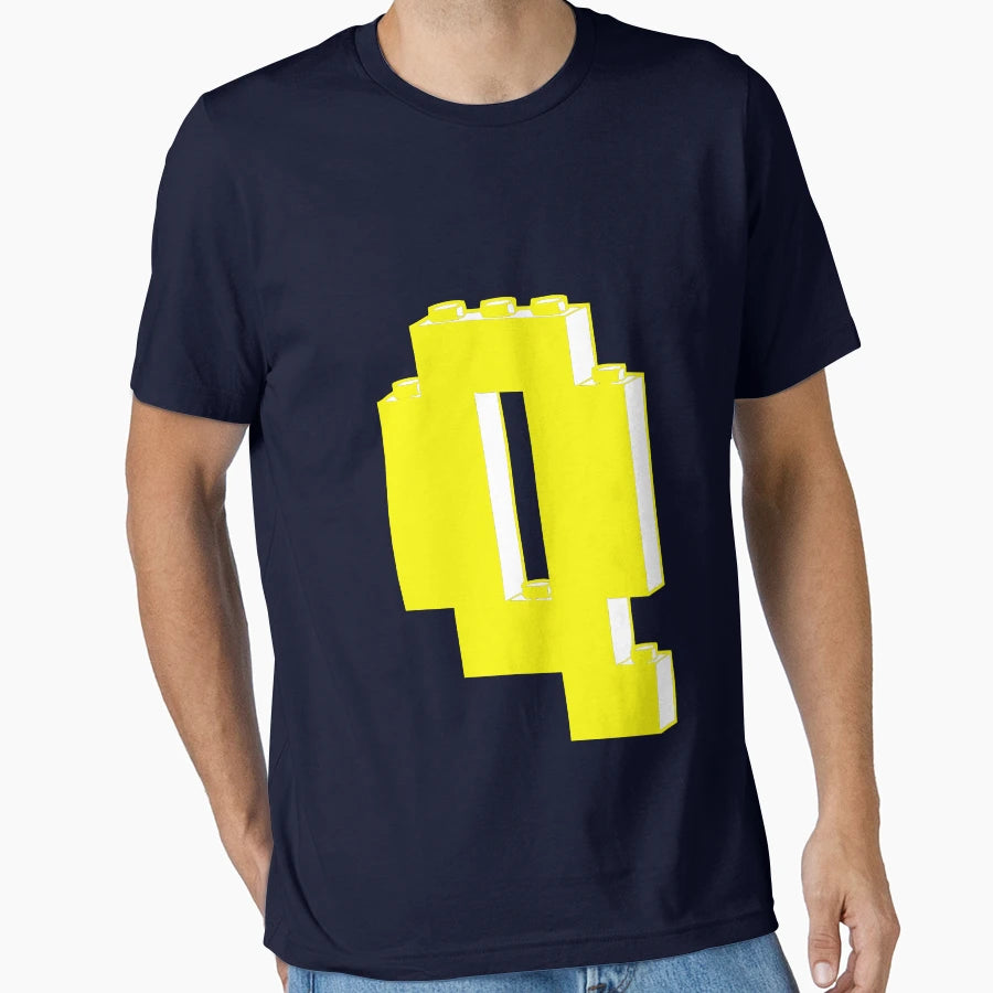 Letter Q T-Shirt - Minimalist Print Unisex - T-Shirt, Sweatshirt, Hoodie