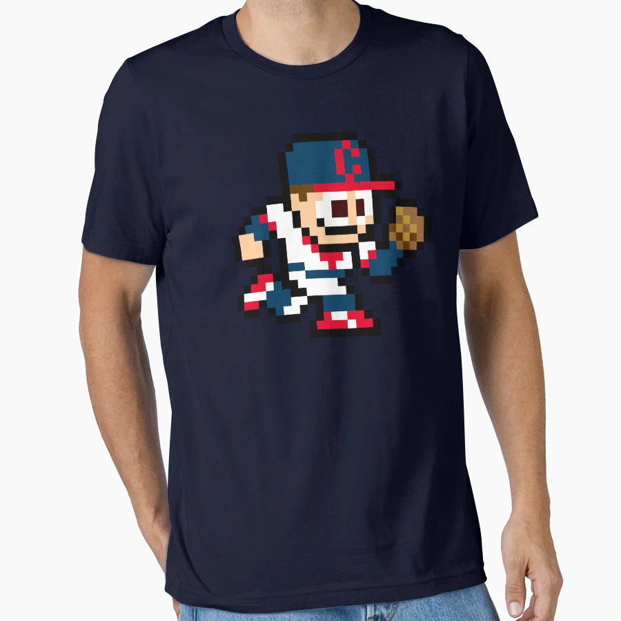 Cleveland 8 Bit Player T-Shirt - Trendy Graphic Unisex - T-Shirt, Sweatshirt, Hoodie