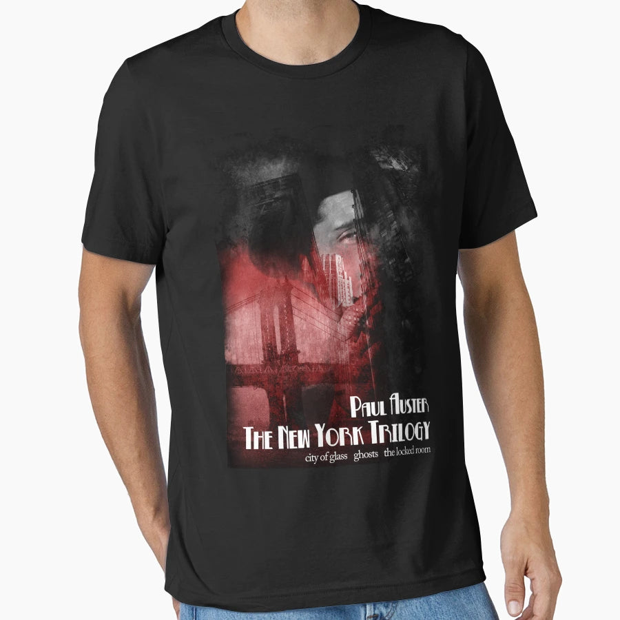 Paul Auster New York Trilogy T-Shirt - Custom Art Print Men Women - T-Shirt, Sweatshirt, Hoodie