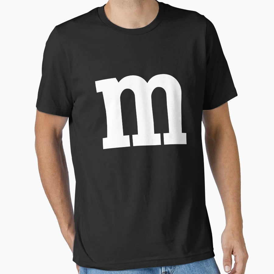 Alphabet M T-Shirt - Graphic Print Men Women - T-Shirt, Sweatshirt, Hoodie