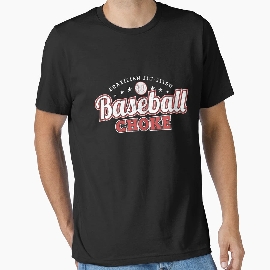 Bjj Brazillian Jiu Jitsu Baseball T-Shirt - Minimalist Print for Adults - T-Shirt, Sweatshirt, Hoodie