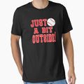 Just Bit Outside Major League Movie T-Shirt - Minimalist Print Unisex - T-Shirt, Sweatshirt, Hoodie