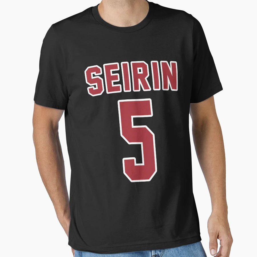 Seirin 5 Shun Izuki Away T-Shirt - Custom Art Print Men Women - T-Shirt, Sweatshirt, Hoodie