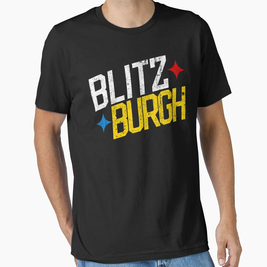 Blitzburgh T-Shirt - Minimalist Print for Adults - T-Shirt, Sweatshirt, Hoodie