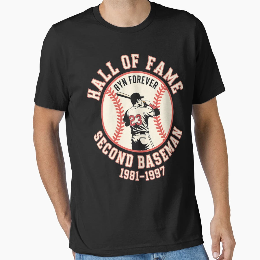 Hall Fame Second Baseman T-Shirt - Custom Art Print Unisex - T-Shirt, Sweatshirt, Hoodie