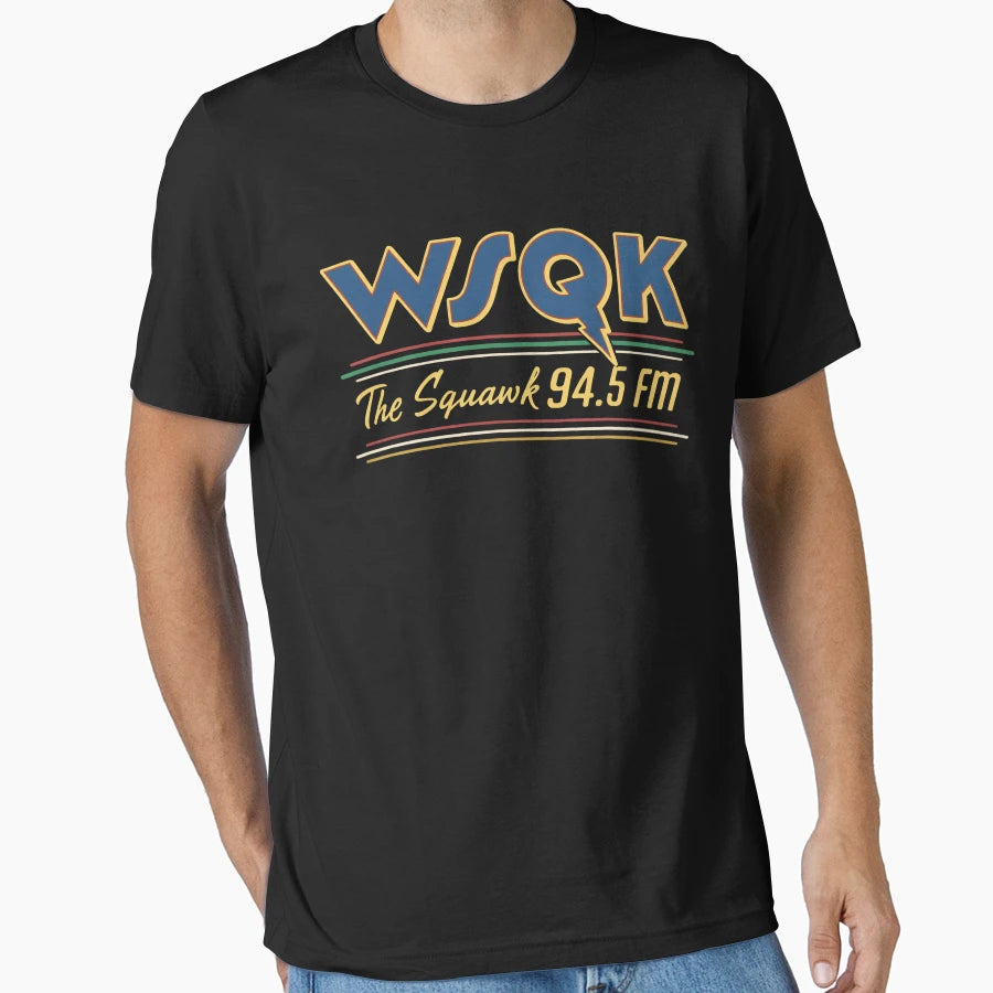 Wsqk Squawk Radio Hk Hitmaker 94 5 Fm T-Shirt - Minimalist Print Men Women - T-Shirt, Sweatshirt, Hoodie
