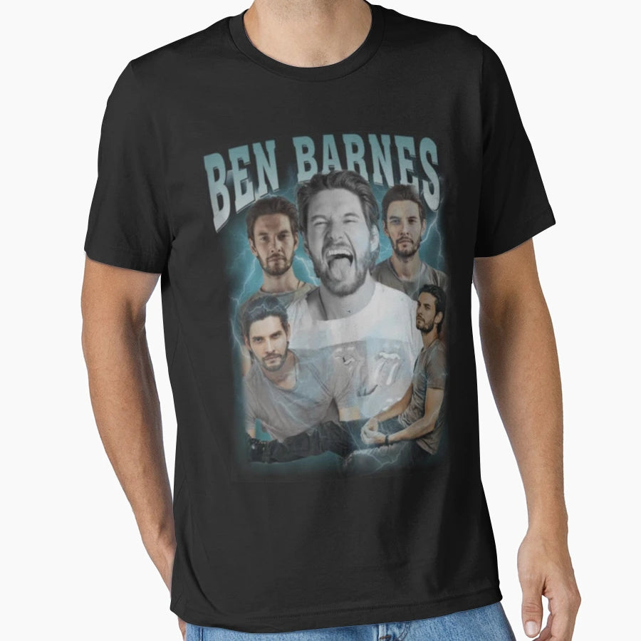 Ben Barnes Blue Green T-Shirt - Unique Graphic for Adults - T-Shirt, Sweatshirt, Hoodie