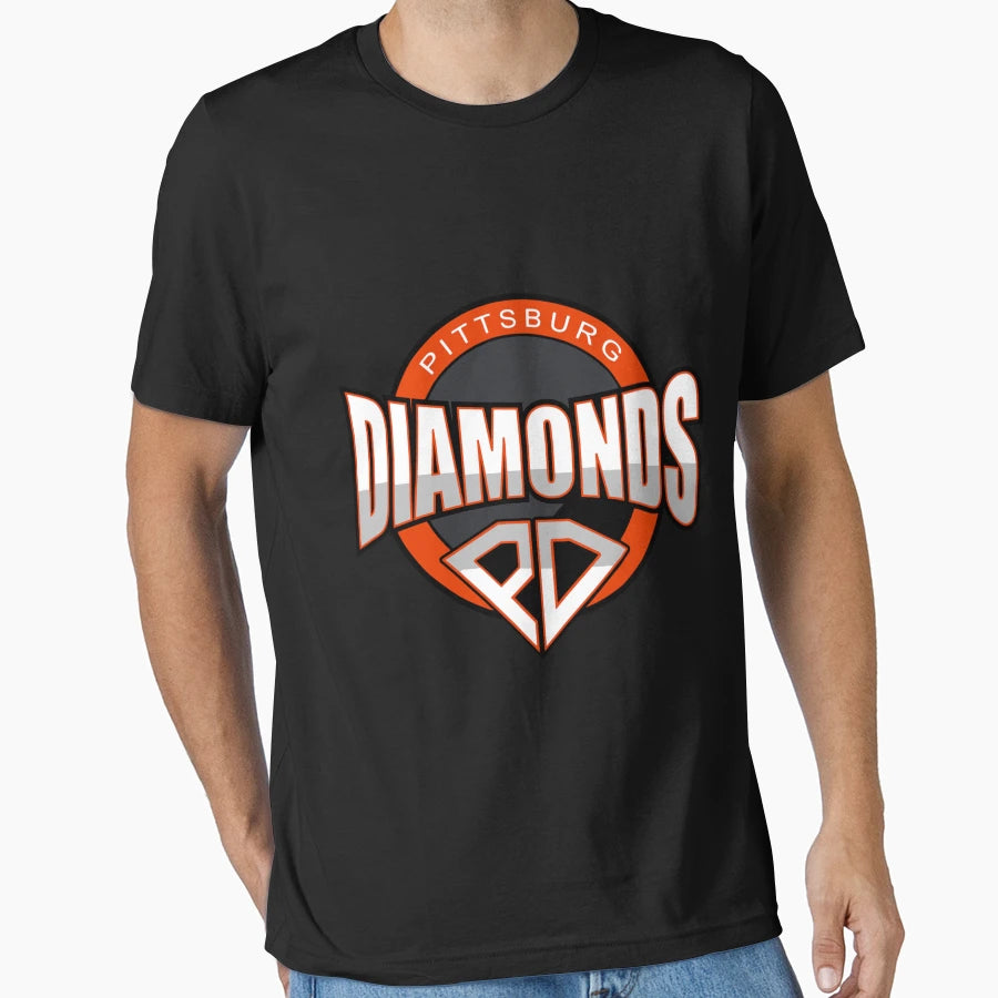 Pittsburg Diamonds T-Shirt - Custom Art Print Unisex - T-Shirt, Sweatshirt, Hoodie
