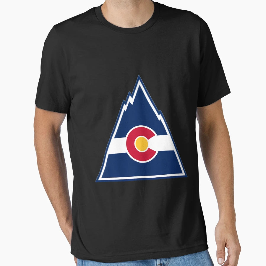 Colorado Hockey Rockies T-Shirt - Minimalist Print for Adults - T-Shirt, Sweatshirt, Hoodie