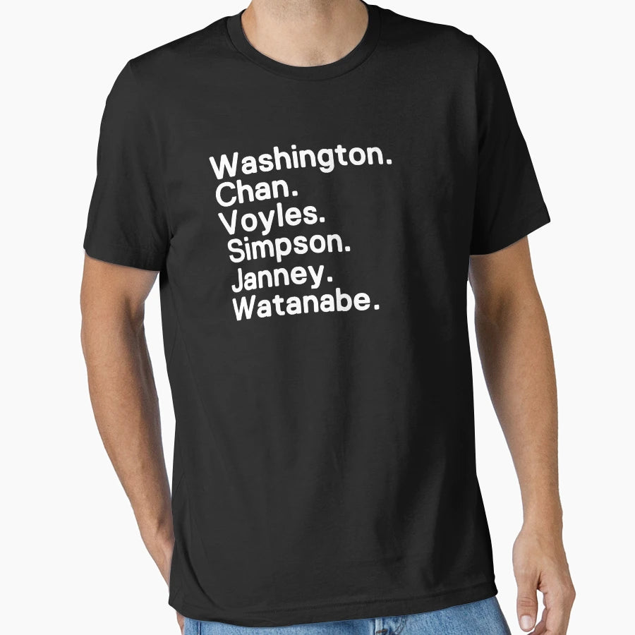 Washington Chan Voyles Simpson Janney T-Shirt - Unique Graphic Men Women - T-Shirt, Sweatshirt, Hoodie