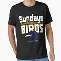 Baltimore Pro Football Sunday Birds T-Shirt - Minimalist Print for Adults - T-Shirt, Sweatshirt, Hoodie
