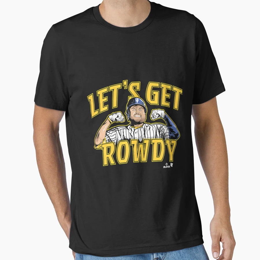 Officially Licensed Rowdy Tellez Lets T-Shirt - Novelty Apparel for Adults - T-Shirt, Sweatshirt, Hoodie
