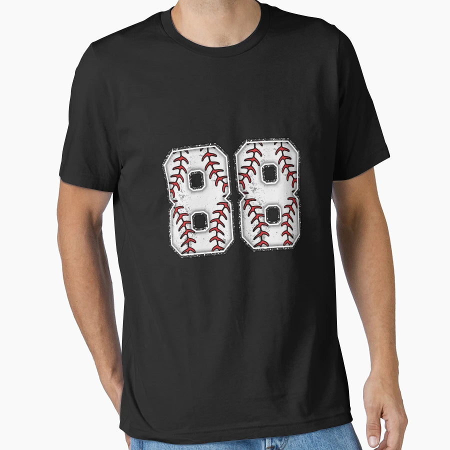 Baseball Number 88 T-Shirt - Aesthetic Graphic for Adults - T-Shirt, Sweatshirt, Hoodie