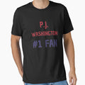 P J Washington 1 Fan T-Shirt - Graphic Print Unisex - T-Shirt, Sweatshirt, Hoodie
