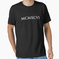 1996 Mcmxcvi Roman Numeral T-Shirt - Unique Graphic for Adults - T-Shirt, Sweatshirt, Hoodie