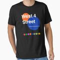 West 4 Street Manhattan New York City T-Shirt - Trendy Graphic for Adults - T-Shirt, Sweatshirt, Hoodie