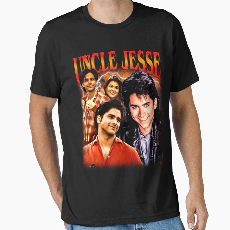 Uncle Jesse Bootleg T-Shirt - Graphic Print for Adults - T-Shirt, Sweatshirt, Hoodie