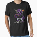 Funny Purple Dinosaur Game Day Gift T-Shirt - Custom Art Print Men Women - T-Shirt, Sweatshirt, Hoodie