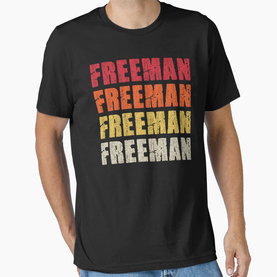 Freeman Surname Family Reunion Funny T-Shirt - Unique Graphic for Adults - T-Shirt, Sweatshirt, Hoodie