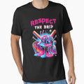 Baseball Drip Ice Cream Drip Respect T-Shirt - Graphic Print Men Women - T-Shirt, Sweatshirt, Hoodie