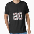 Baseball Number 20 T-Shirt - Graphic Print for Adults - T-Shirt, Sweatshirt, Hoodie