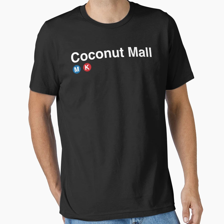 Coconut Mall T-Shirt - Custom Art Print for Adults - T-Shirt, Sweatshirt, Hoodie