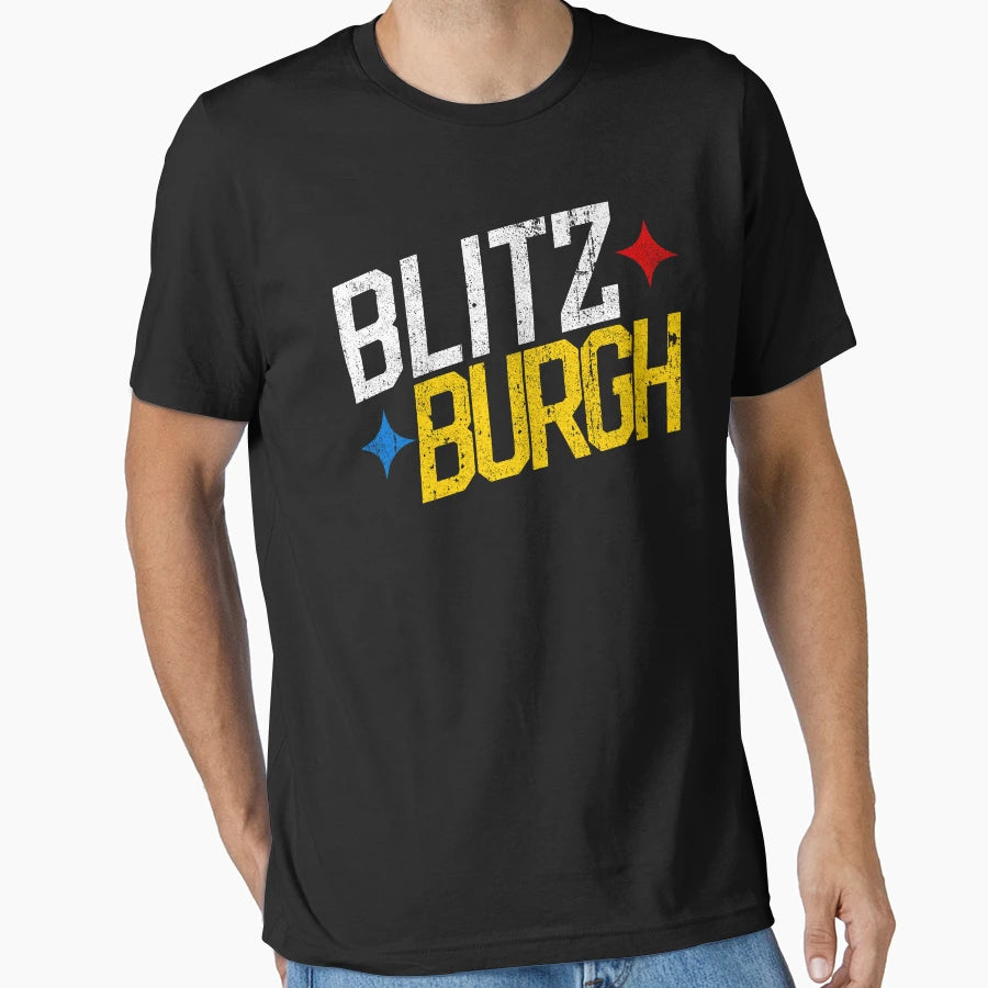 Blitzburgh T-Shirt - Fun Novelty Design Unisex - T-Shirt, Sweatshirt, Hoodie