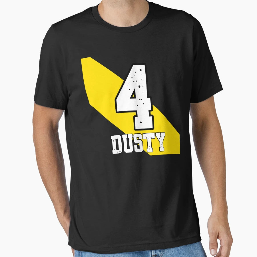 Dustiy Number Back T-Shirt - Minimalist Print for Adults - T-Shirt, Sweatshirt, Hoodie