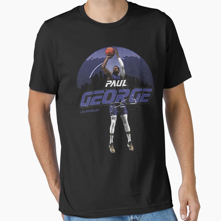 Paul George Los Angeles C Skyline T-Shirt - Casual Everyday Wear for Adults - T-Shirt, Sweatshirt, Hoodie