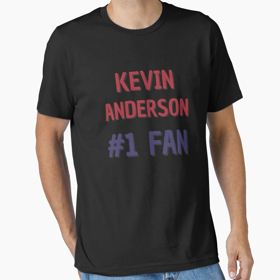 Kevin Anderson 1 Fan T-Shirt - Casual Everyday Wear Men Women - T-Shirt, Sweatshirt, Hoodie