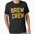 Brew Crew Navy T-Shirt - Fun Novelty Design Unisex - T-Shirt, Sweatshirt, Hoodie