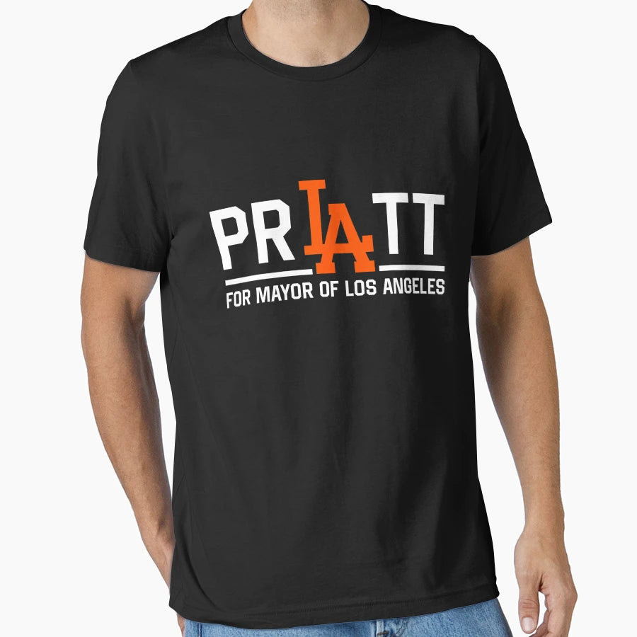 Pratt Mayor Los Angeles T-Shirt - Minimalist Print for Adults - T-Shirt, Sweatshirt, Hoodie