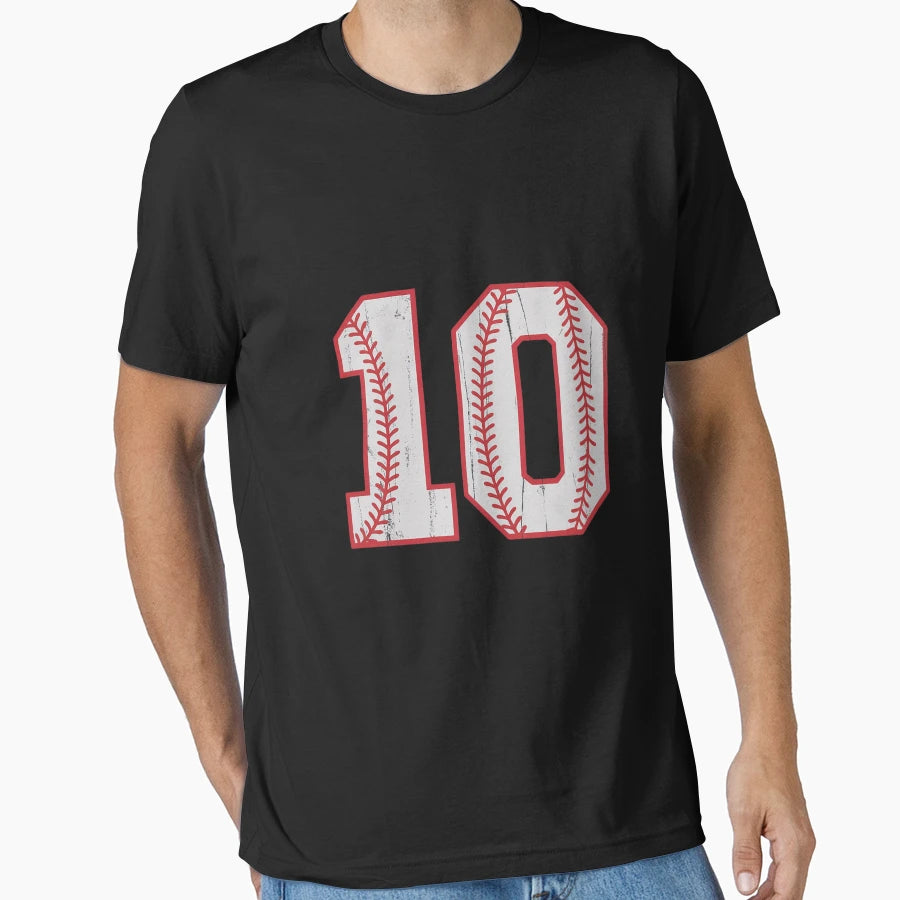 Baseball Birthday Ten 10 Years T-Shirt - Casual Everyday Wear for Adults - T-Shirt, Sweatshirt, Hoodie
