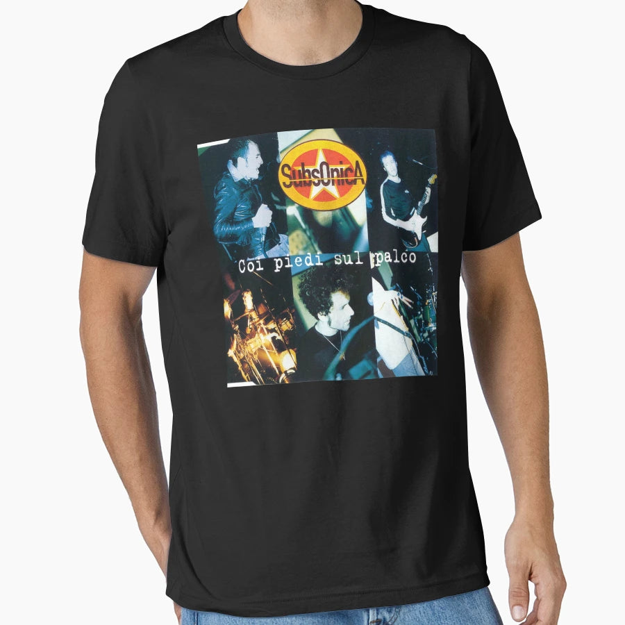 Subsonica Coi Piedi Sul Palco Album T-Shirt - Unique Graphic for Adults - T-Shirt, Sweatshirt, Hoodie