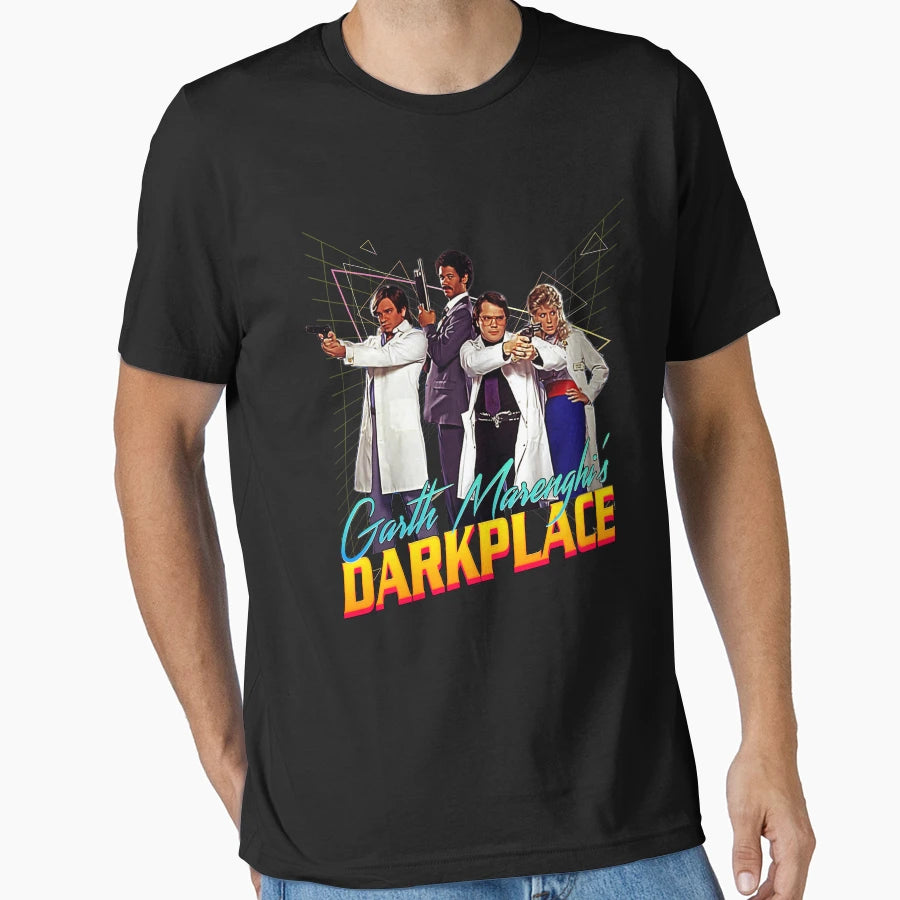 Darkplace 80S Version T-Shirt - Graphic Print Unisex - T-Shirt, Sweatshirt, Hoodie