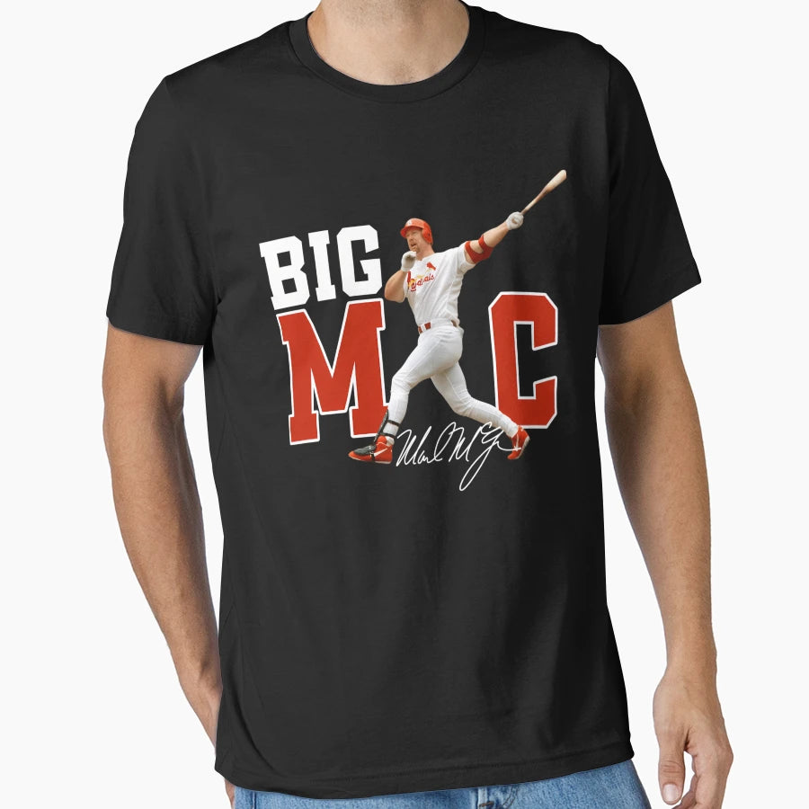 Mark Mcgwire Big Mac Legend Baseball T-Shirt - Novelty Apparel Men Women - T-Shirt, Sweatshirt, Hoodie