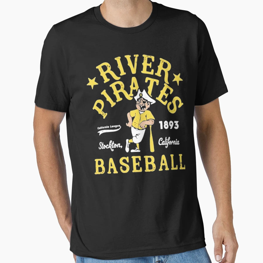 Stockton River Pirates T-Shirt - Casual Everyday Wear for Adults - T-Shirt, Sweatshirt, Hoodie
